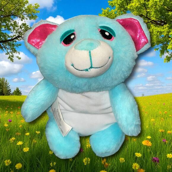 Cutetitos Cuddlitos Plush Bear Scented Heart Nursery Stuffed Animal Blue 10” - Picture 12 of 12